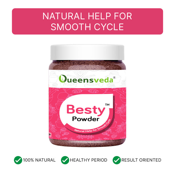 Besty Powder - Powerful Combination of 20 Ayurveda herbs known for Smooth & Painfree Cycle & Overall wellbeing of women of all ages