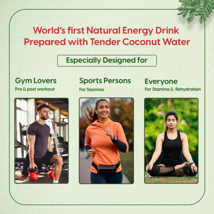 Camfi - The Natural Energy cum Stamina Drink Prepared with Tender Coconut Water (Caffeine Free) | Pack of 15 Sachet - Image 2