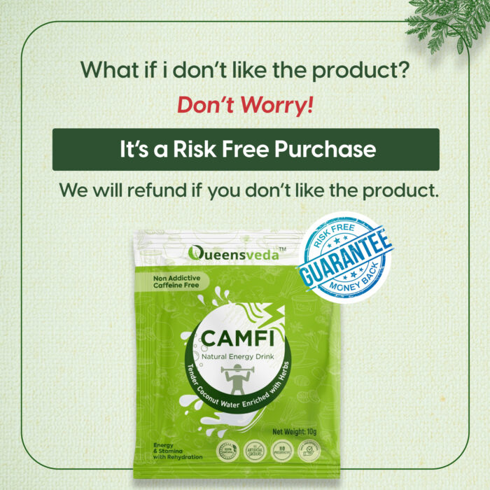 Camfi - The Natural Energy cum Stamina Drink Prepared with Tender Coconut Water (Caffeine Free) | Pack of 15 Sachet - Image 16